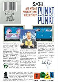 Box back cover for Punkt Punkt Punkt on the Commodore Amiga.