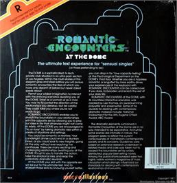 Box back cover for Romantic Encounters At The Dome on the Commodore Amiga.