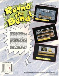 Box back cover for Round The Bend! on the Commodore Amiga.