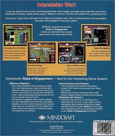 Box back cover for Rules of Engagement on the Commodore Amiga.