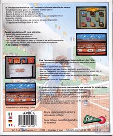 Box back cover for Smash on the Commodore Amiga.