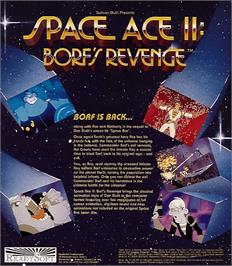 Box back cover for Space Ace 2 - Borf's Revenge on the Commodore Amiga.