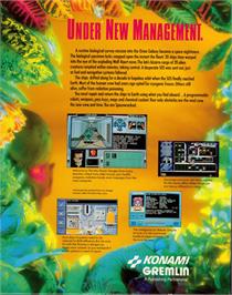 Box back cover for Spacewrecked: 14 Billion Light Years From Earth on the Commodore Amiga.