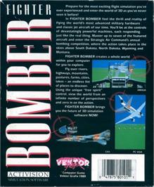 Box back cover for Strike Aces on the Commodore Amiga.
