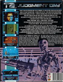 Box back cover for Terminator 2 - Judgment Day on the Commodore Amiga.