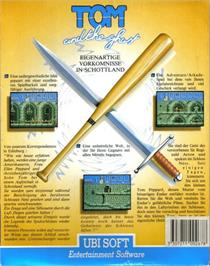 Box back cover for Tom And The Ghost on the Commodore Amiga.
