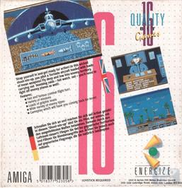 Box back cover for Tornado Ground Attack on the Commodore Amiga.