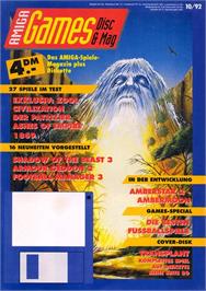 Box back cover for Transplant on the Commodore Amiga.