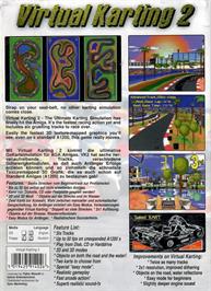 Box back cover for Virtual Karting 2 on the Commodore Amiga.