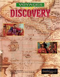Box back cover for Voyages Of Discovery on the Commodore Amiga.