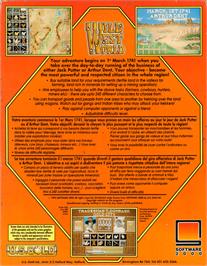 Box back cover for Wild West World on the Commodore Amiga.