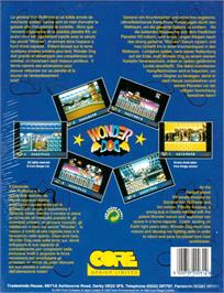Box back cover for Wonder Dog on the Commodore Amiga.