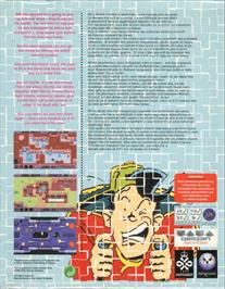 Box back cover for X-It on the Commodore Amiga.