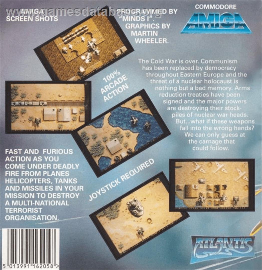 Apache Flight - Commodore Amiga - Artwork - Box Back