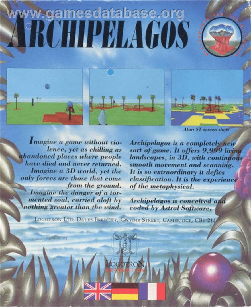 Archipelagos - Commodore Amiga - Artwork - Box Back