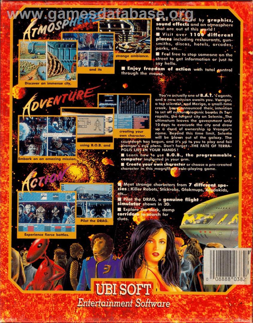 B.a.t. - Commodore Amiga - Artwork - Box Back