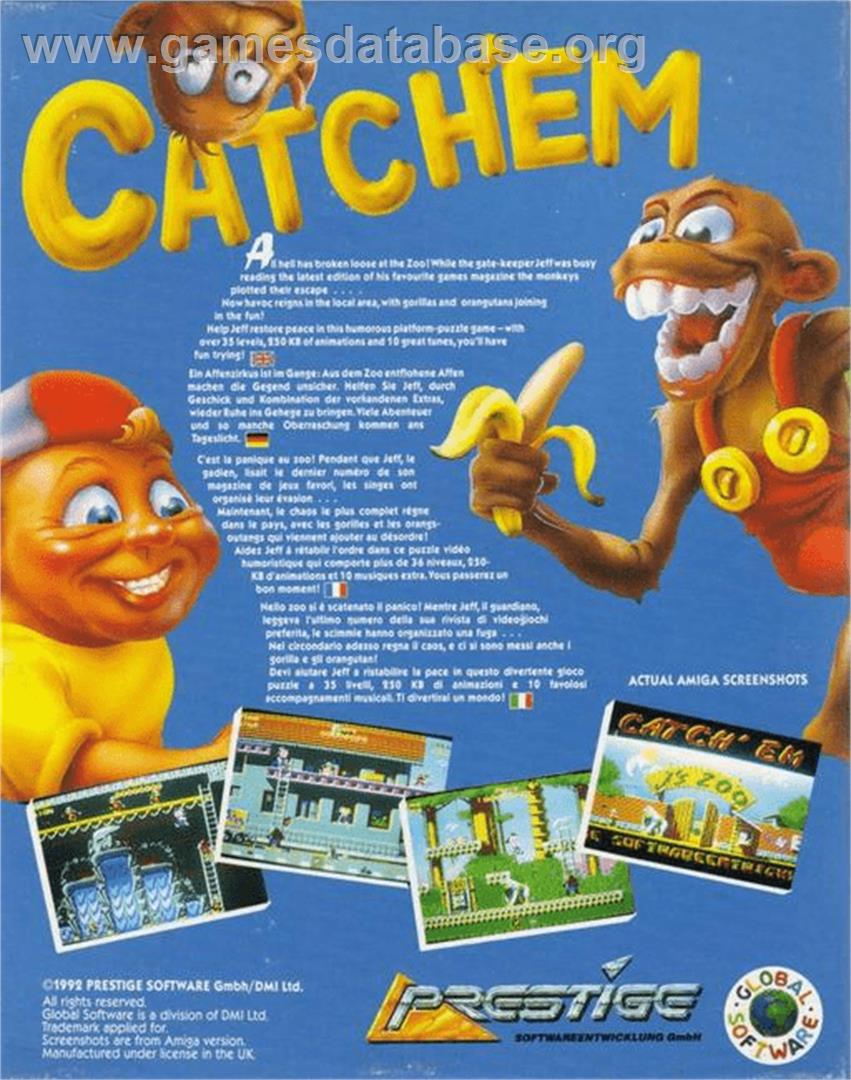 Catch 'em - Commodore Amiga - Artwork - Box Back