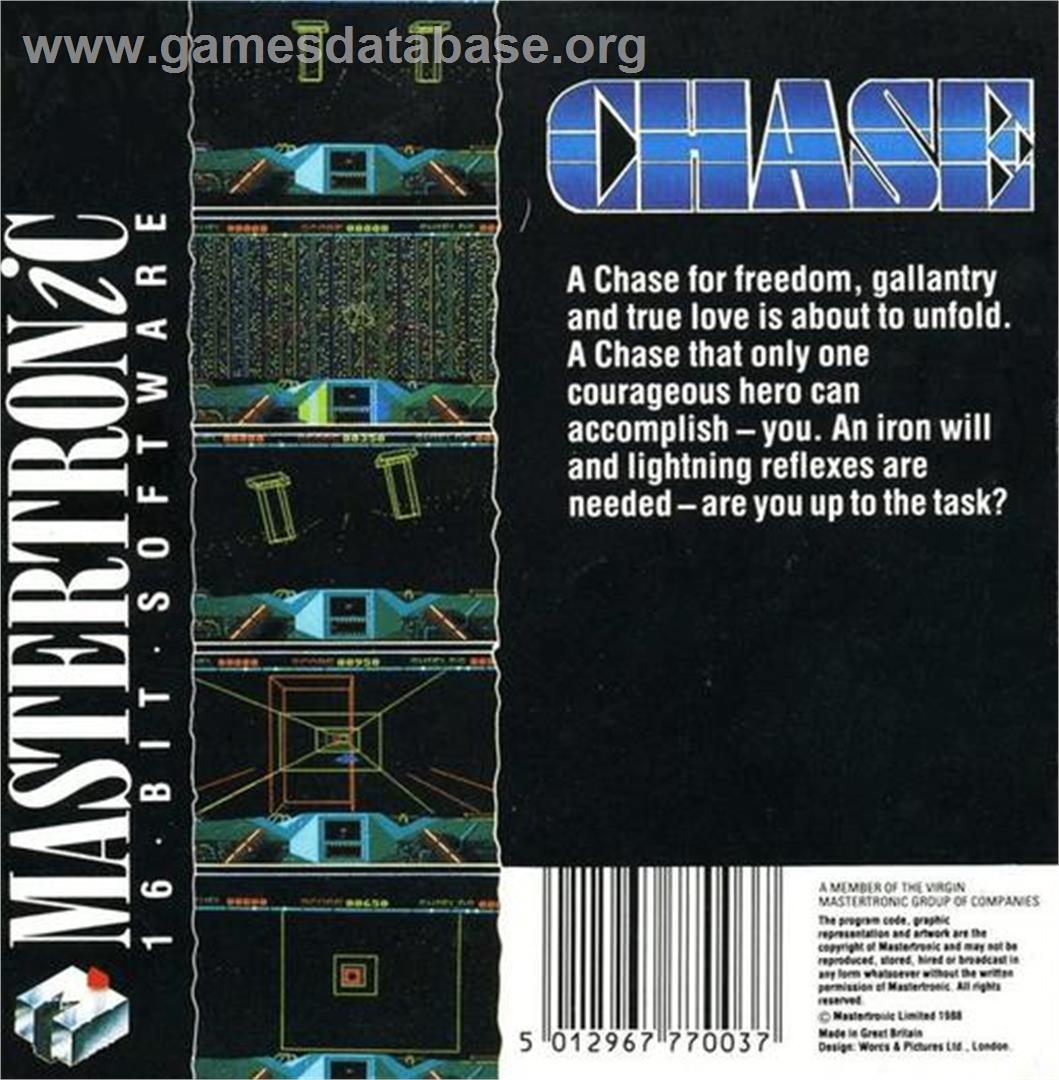 Chase - Commodore Amiga - Artwork - Box Back