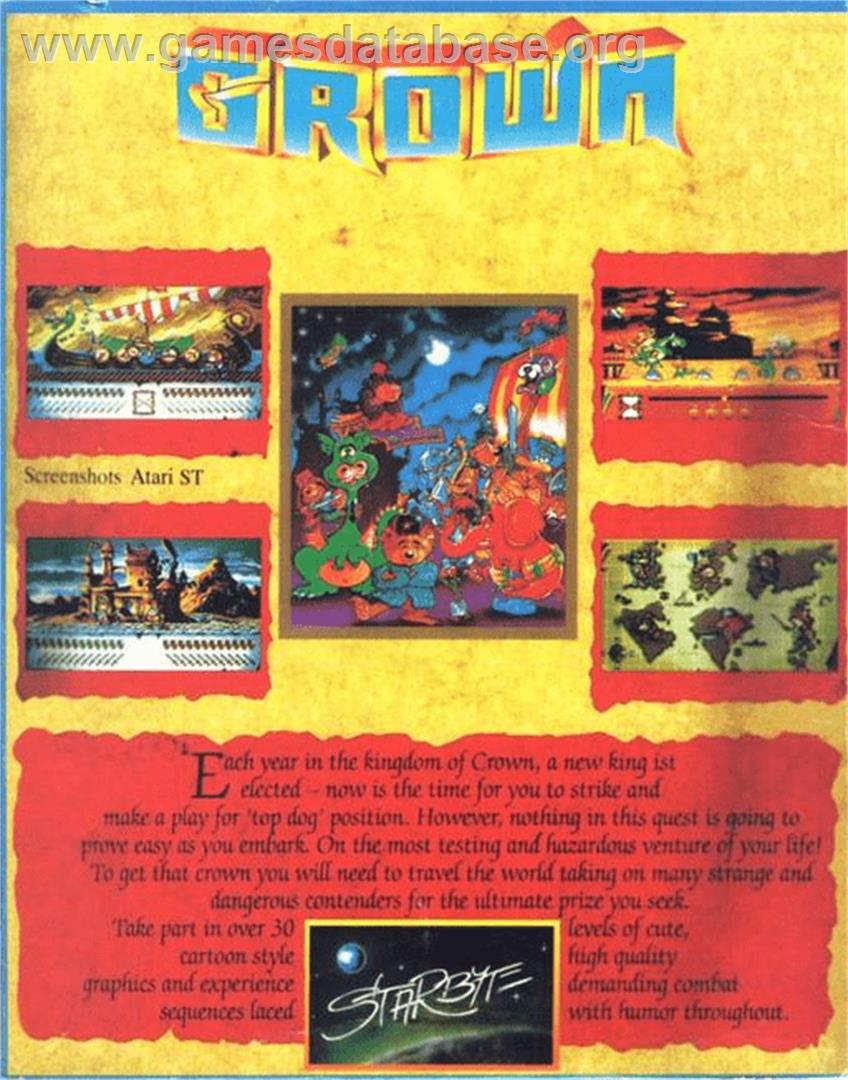 Crown - Commodore Amiga - Artwork - Box Back