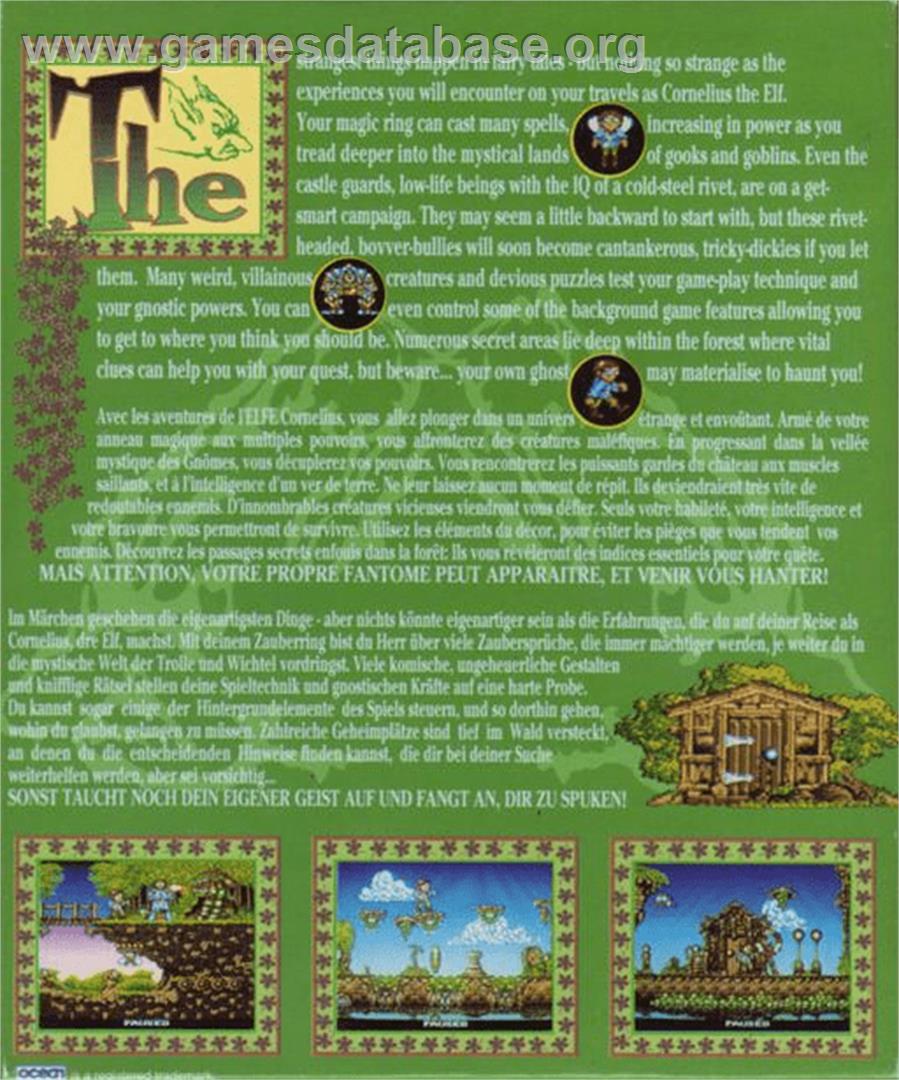 Elf - Commodore Amiga - Artwork - Box Back