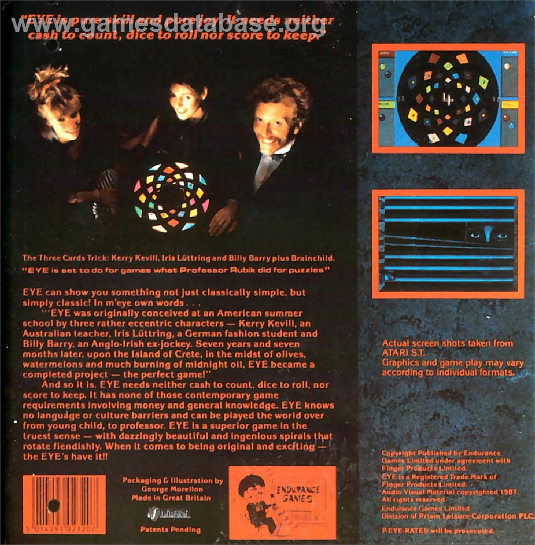 Eye - Commodore Amiga - Artwork - Box Back