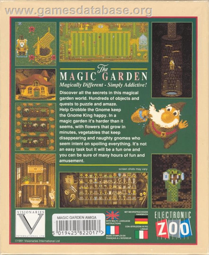 Gnome Alone - Commodore Amiga - Artwork - Box Back