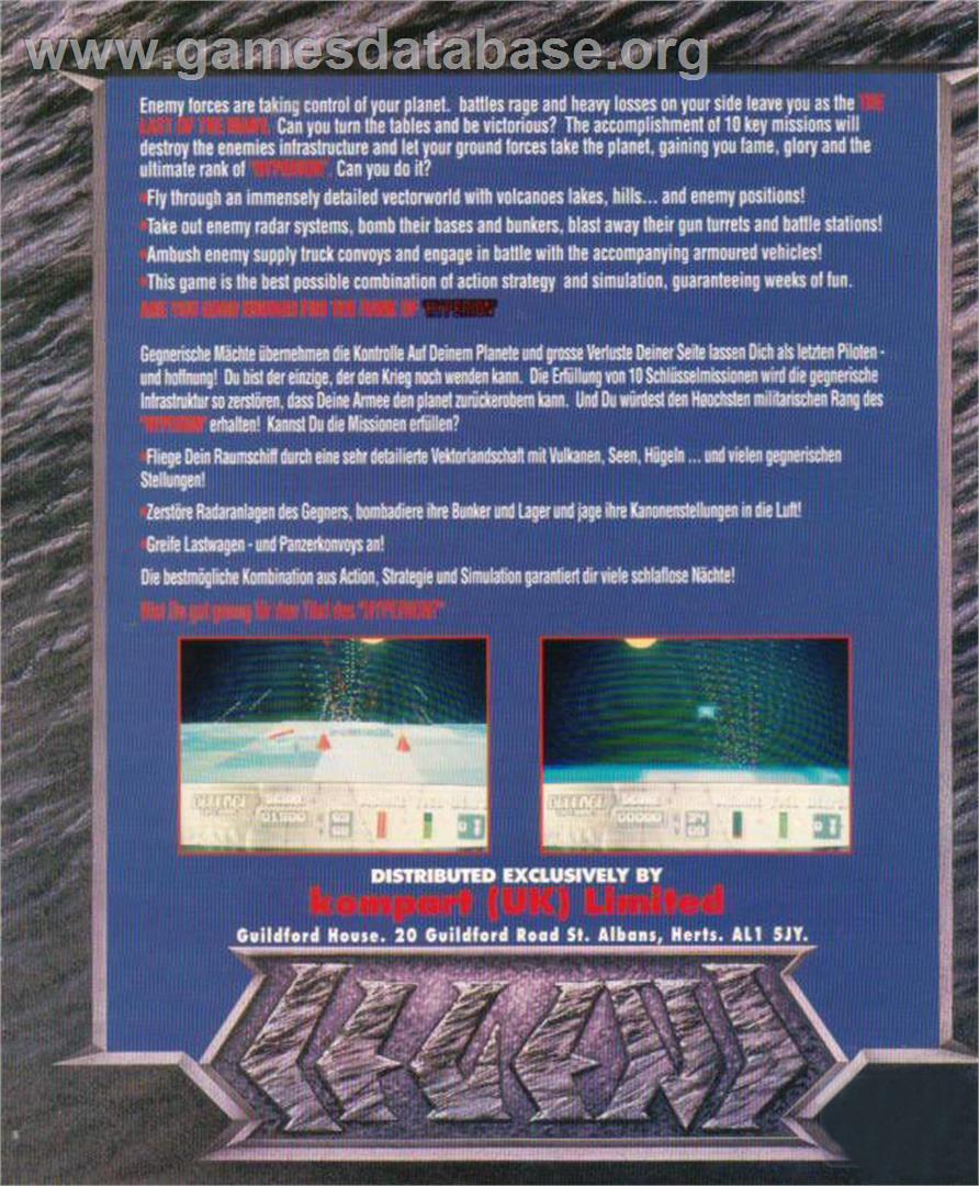 Hyperion - Commodore Amiga - Artwork - Box Back
