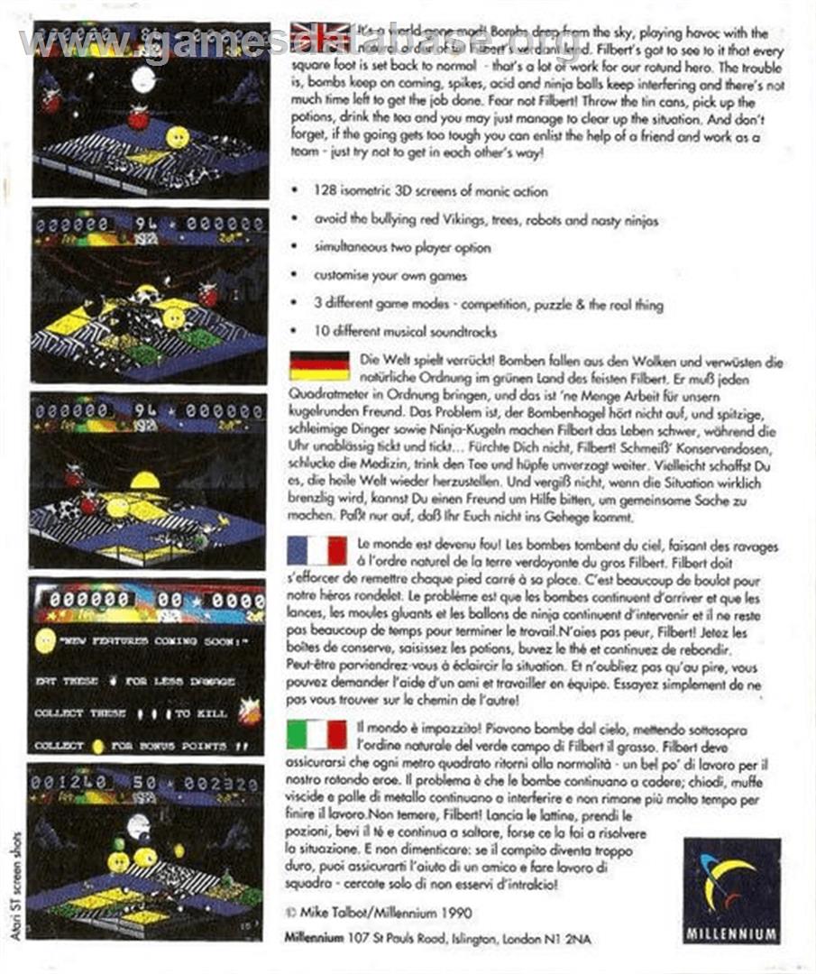 Manix - Commodore Amiga - Artwork - Box Back