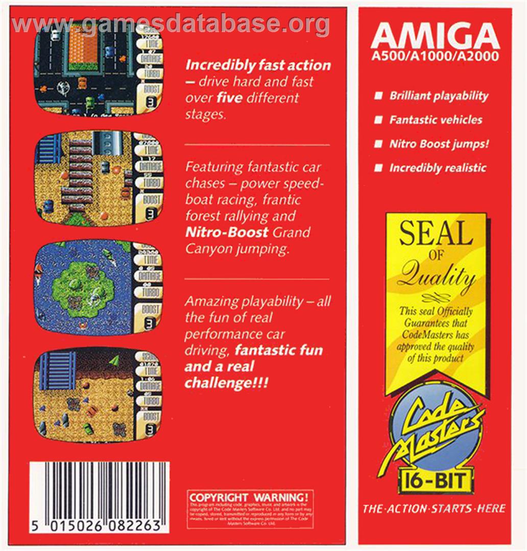 Nitro Boost Challenge - Commodore Amiga - Artwork - Box Back