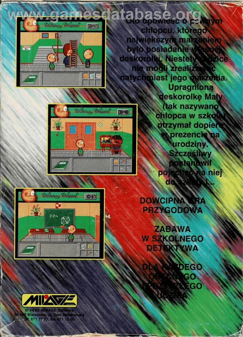 Pechowy Prezent - Commodore Amiga - Artwork - Box Back