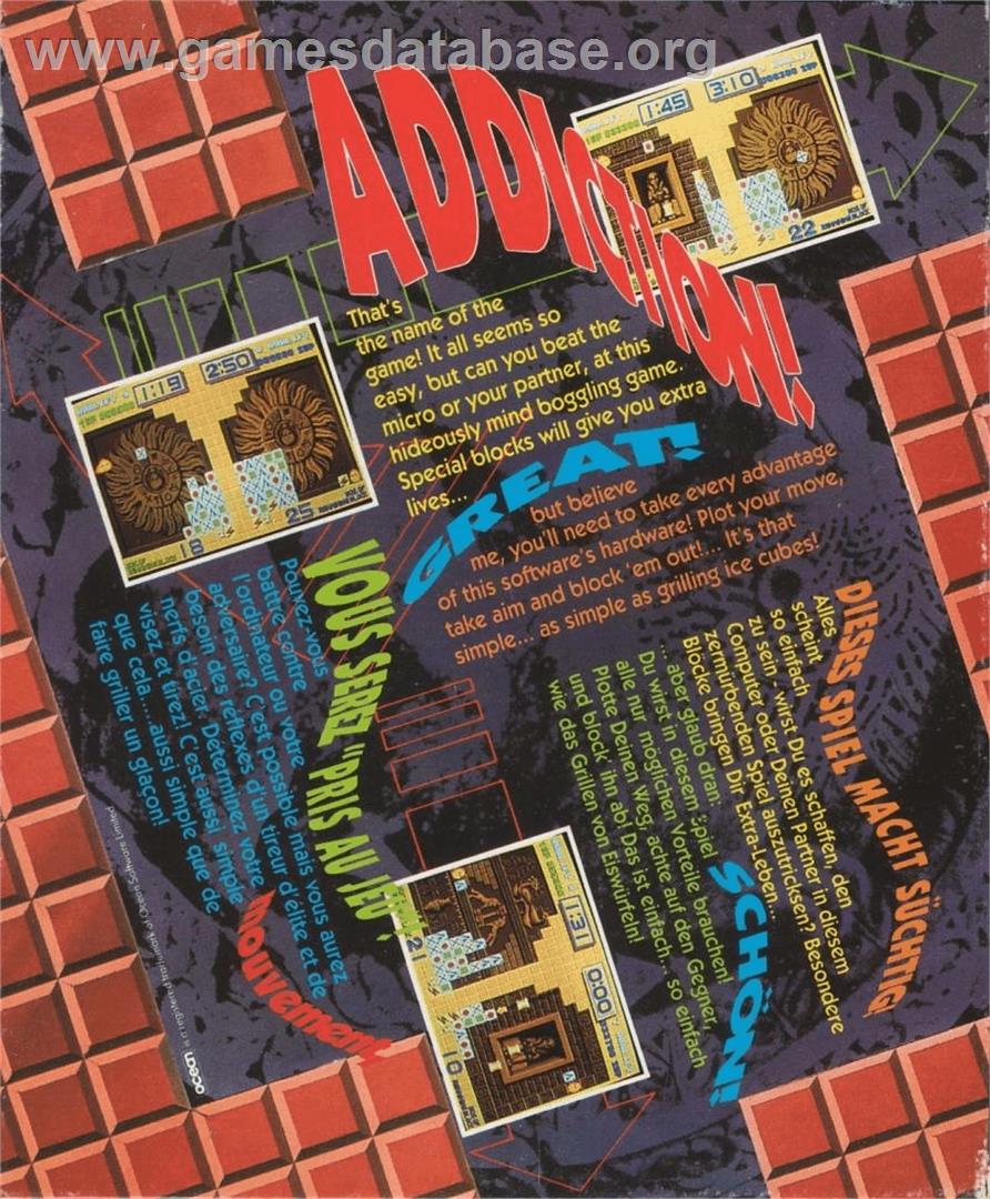 Plotting - Commodore Amiga - Artwork - Box Back