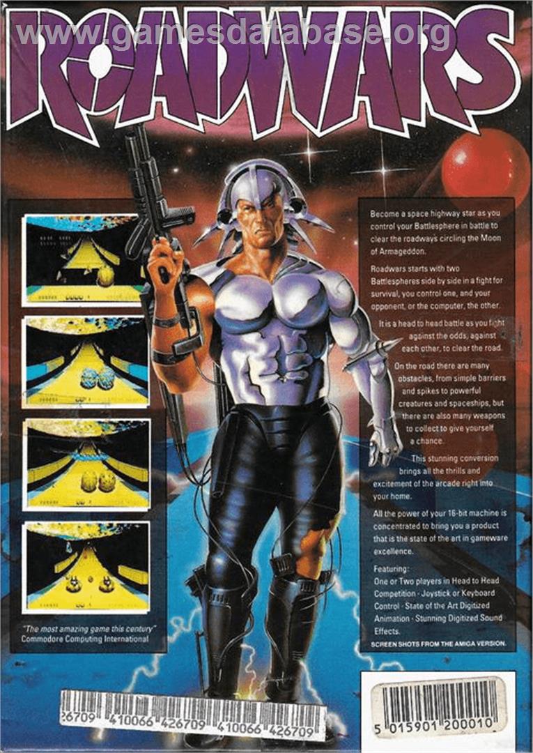 RoadWars - Commodore Amiga - Artwork - Box Back