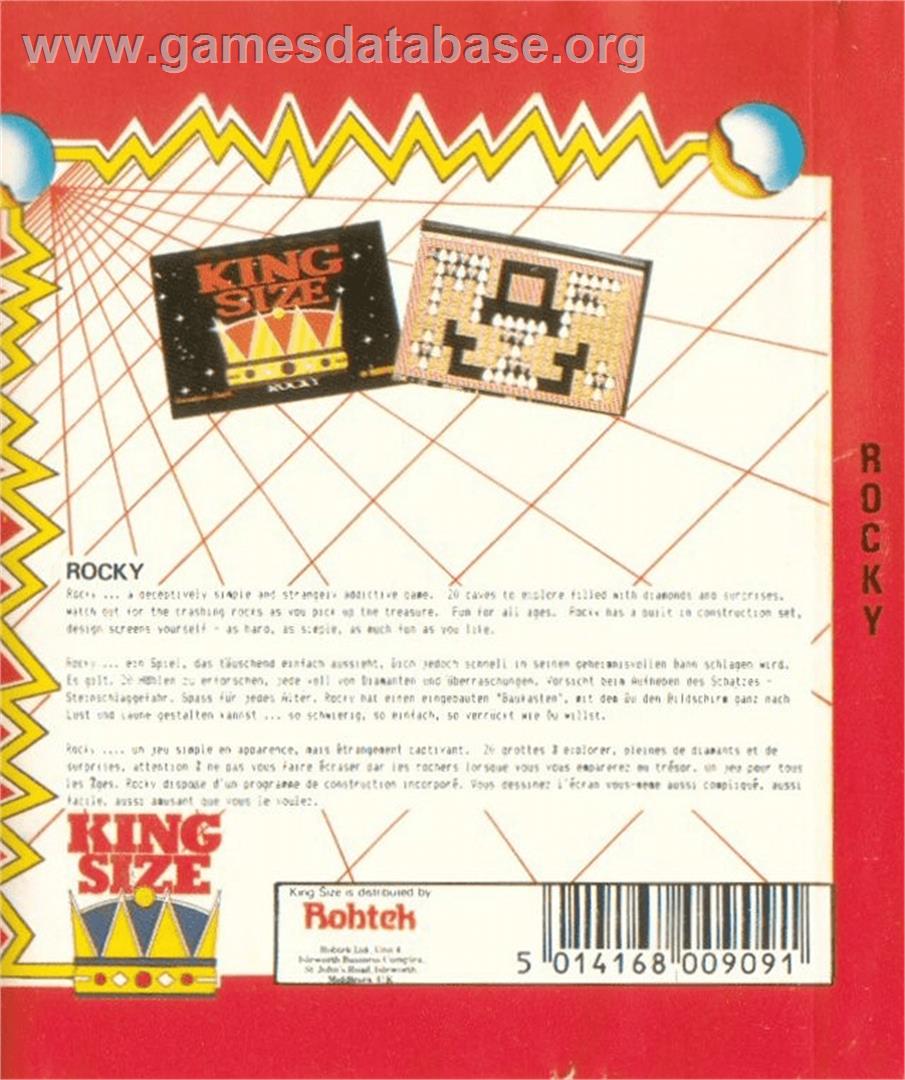 Rocky - Commodore Amiga - Artwork - Box Back