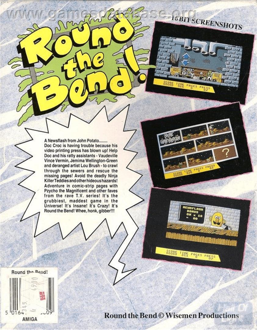 Round the Bend - Commodore Amiga - Artwork - Box Back