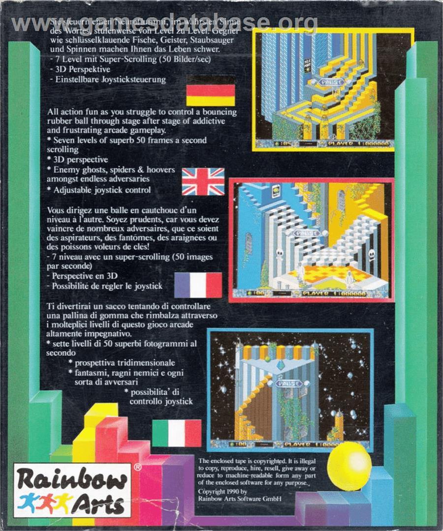 Star Trash - Commodore Amiga - Artwork - Box Back