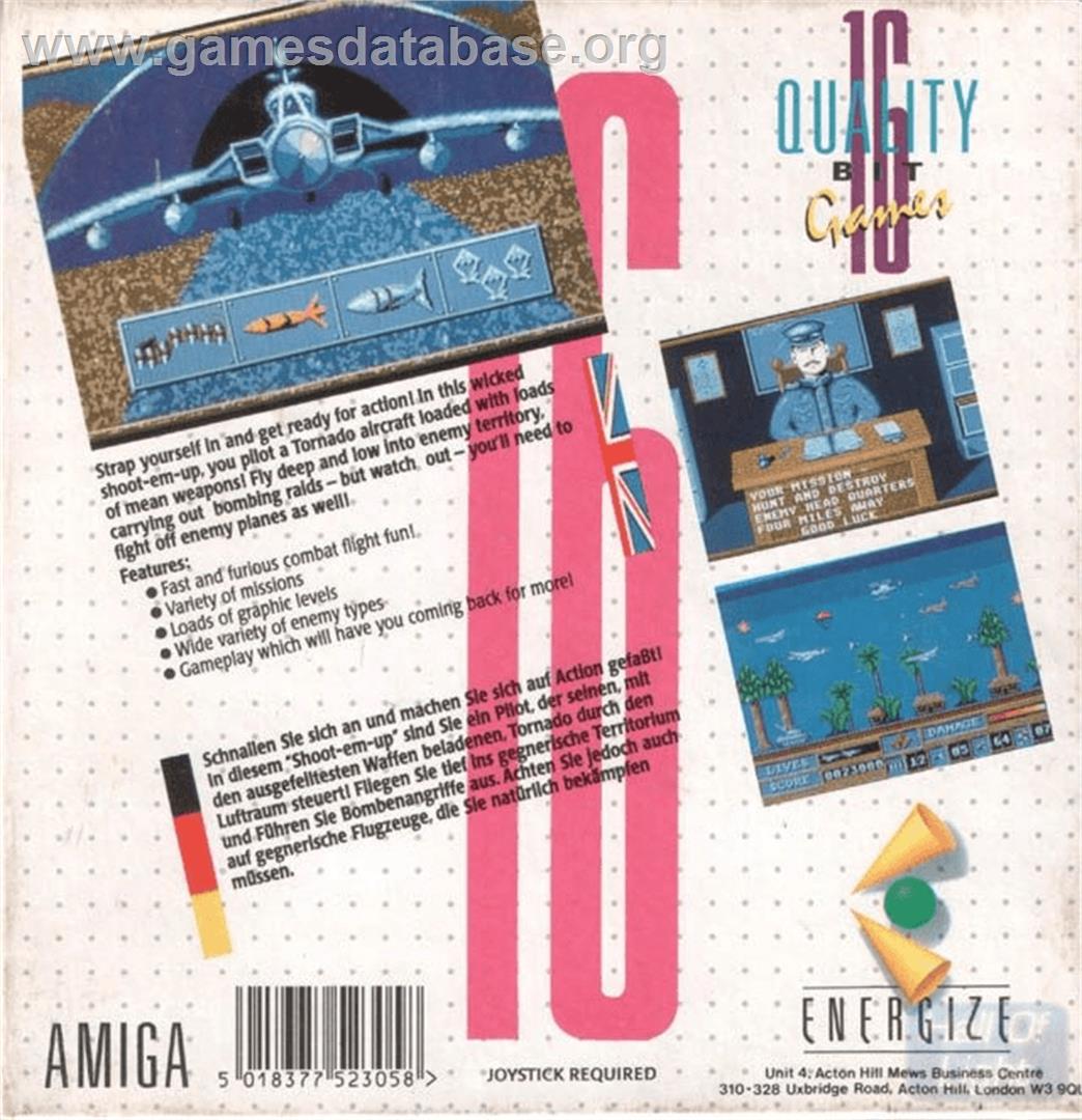 Tornado Ground Attack - Commodore Amiga - Artwork - Box Back