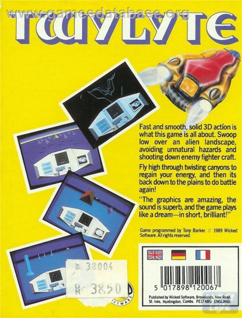 Twylyte - Commodore Amiga - Artwork - Box Back