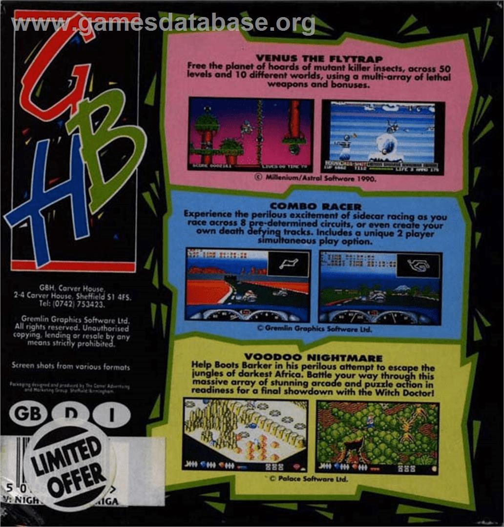 Voodoo Nightmare - Commodore Amiga - Artwork - Box Back