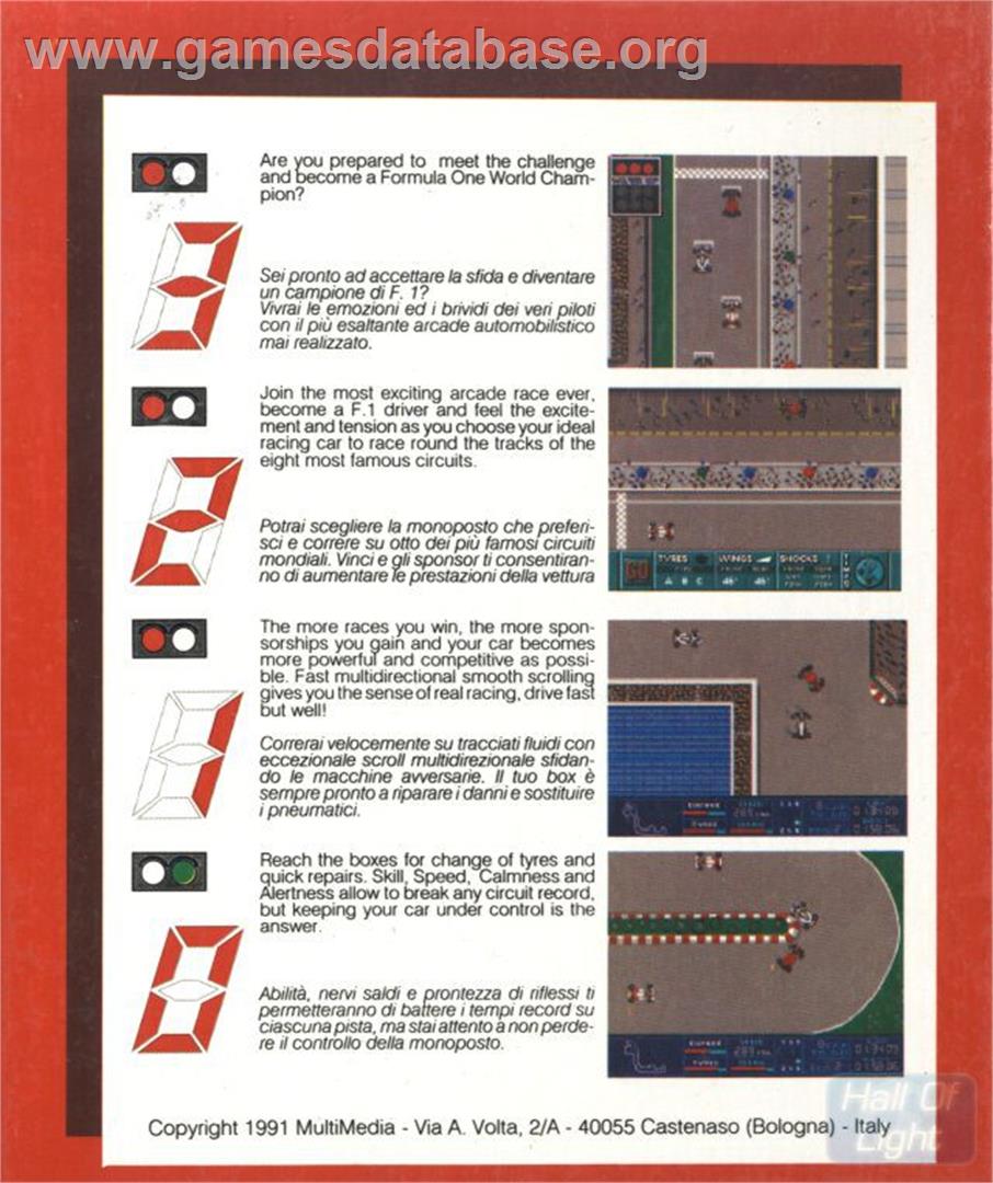 Warm-up - Commodore Amiga - Artwork - Box Back