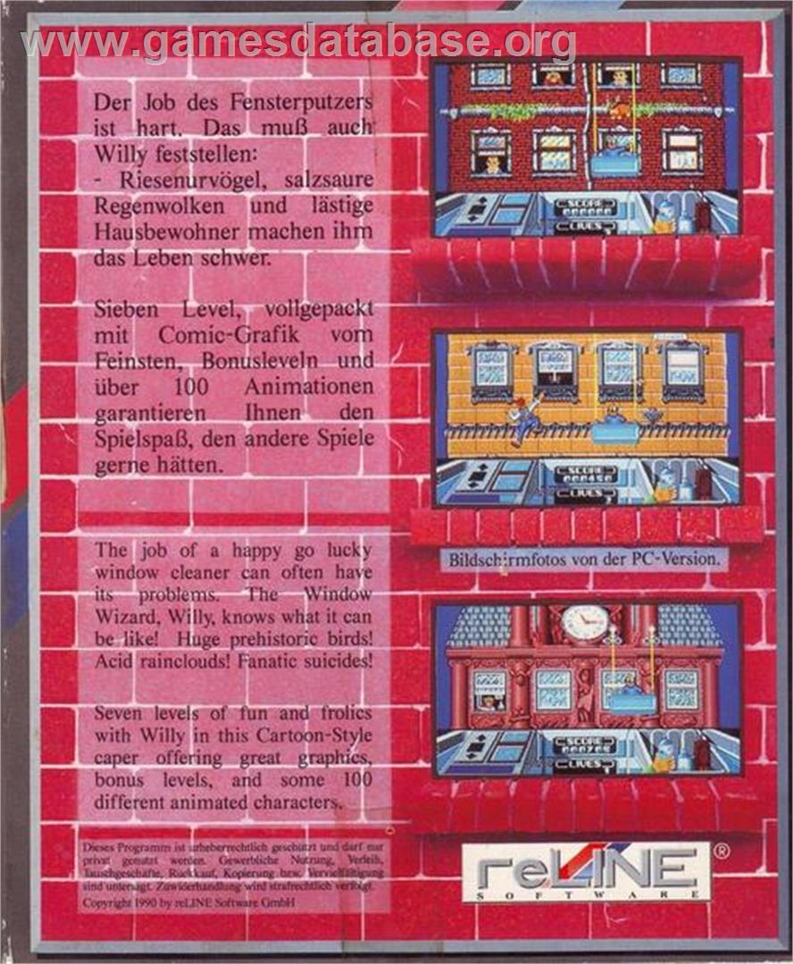 Window Wizard - Commodore Amiga - Artwork - Box Back