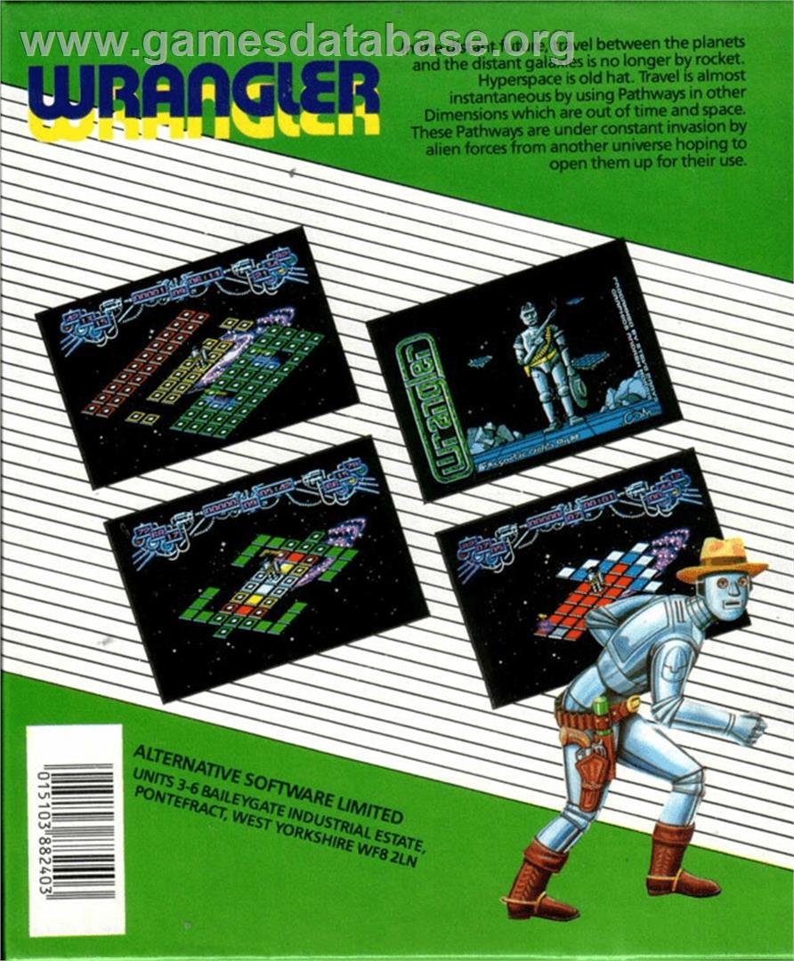 Wrangler - Commodore Amiga - Artwork - Box Back