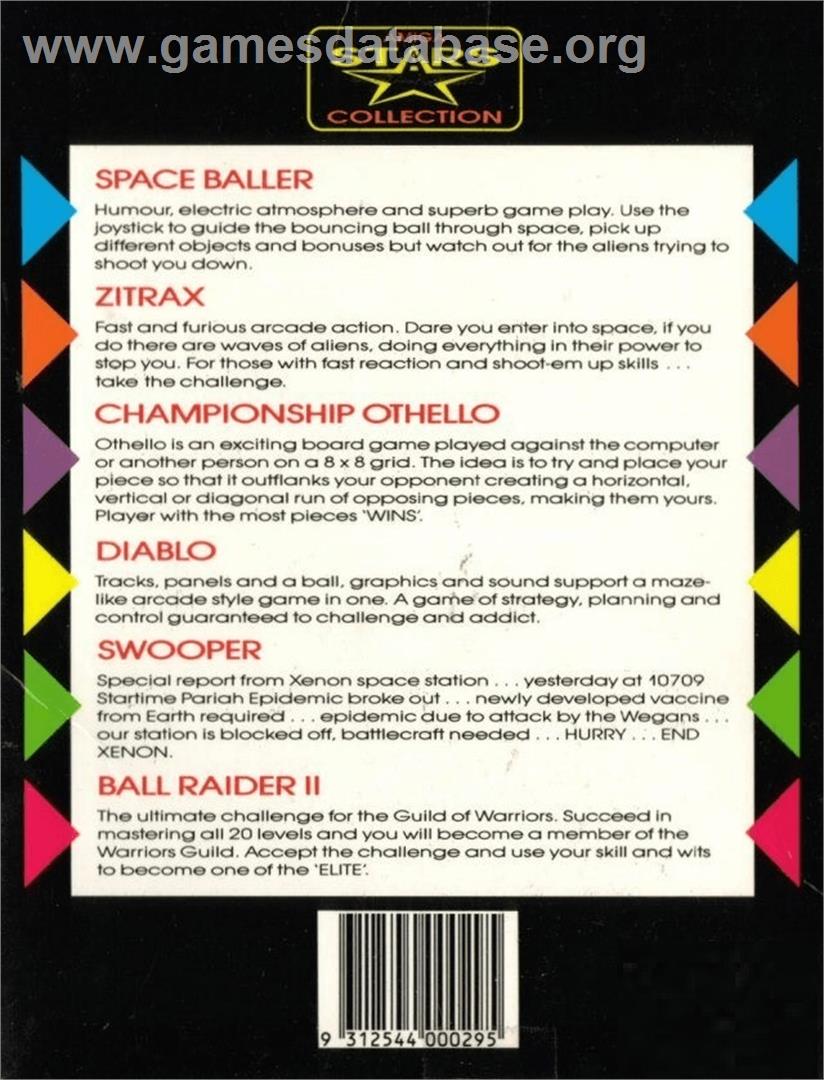 Zitrax - Commodore Amiga - Artwork - Box Back