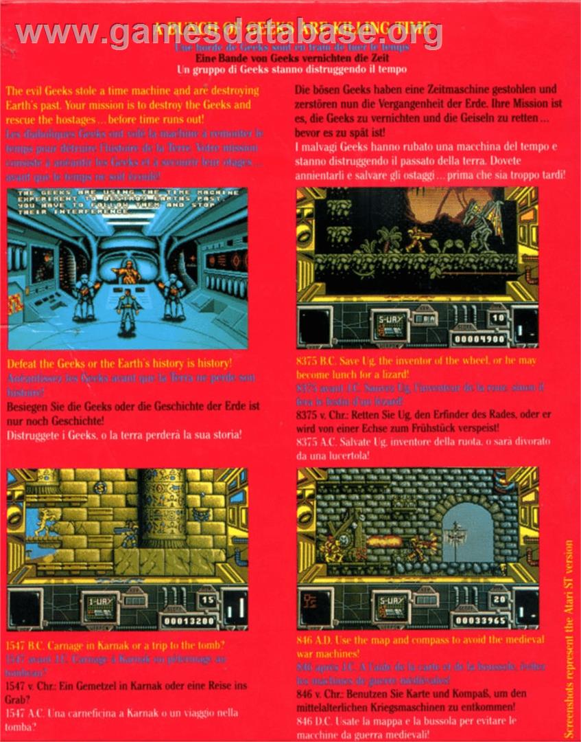 Zone Warrior - Commodore Amiga - Artwork - Box Back