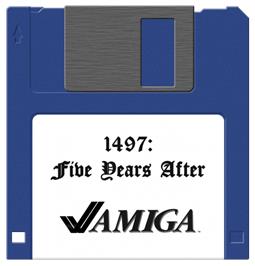 Cartridge artwork for 1497 - Five Years After on the Commodore Amiga.