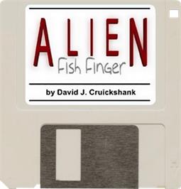 Cartridge artwork for Alien Fish Finger on the Commodore Amiga.