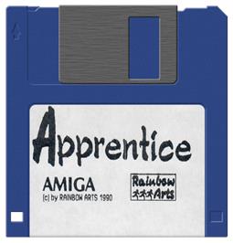 Cartridge artwork for Apprentice on the Commodore Amiga.