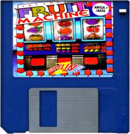 Cartridge artwork for Arcade Fruit Machine on the Commodore Amiga.