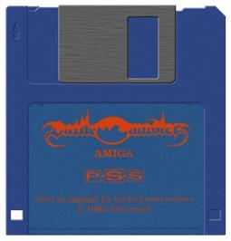 Cartridge artwork for Battle Master on the Commodore Amiga.