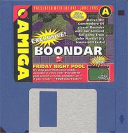 Cartridge artwork for Boondar on the Commodore Amiga.
