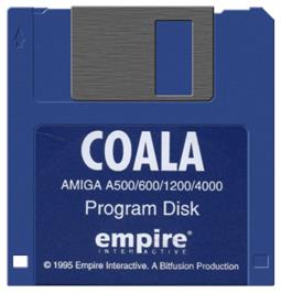 Cartridge artwork for COALA on the Commodore Amiga.